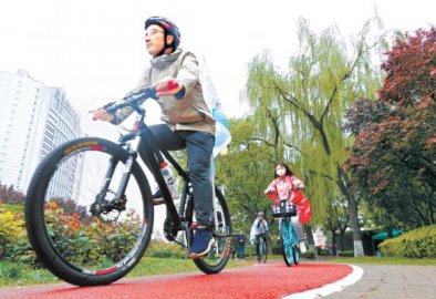 北京全民骑行总动员出发二环路自行车道6月底完成改造