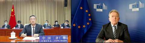 唐仁健同欧盟农业委员举行视频会谈