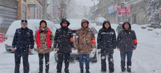 “雪”染的风采——湖南省隆回县小沙江镇应对低温雨雪冰冻天气工作剪影