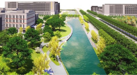 北京怀柔科学城重点区域提升工程开工 