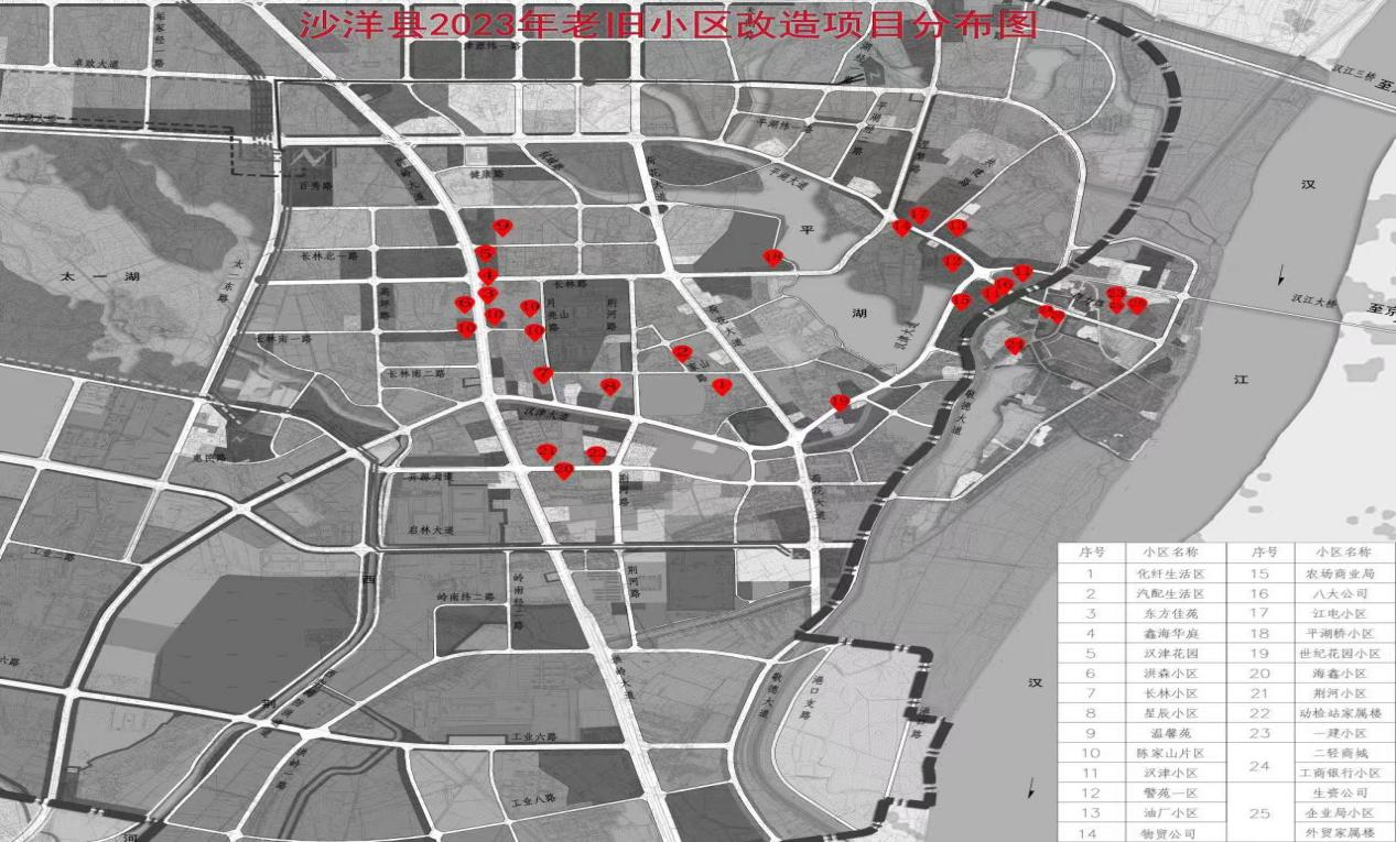 小区“逆生长”倒计时 沙洋县2023年23个老