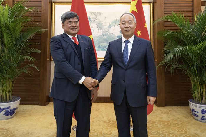 马有祥会见越南农业与农村发展部副部长陈青南