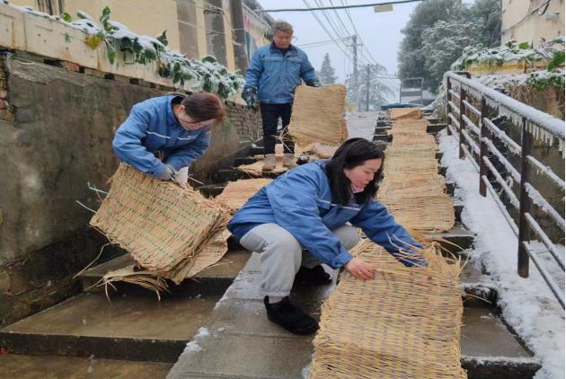 最美不只冬日雪 亦有“战雪”物业人