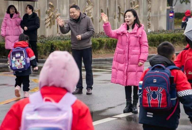 开学首日，阳新县富川小学仪式感满满