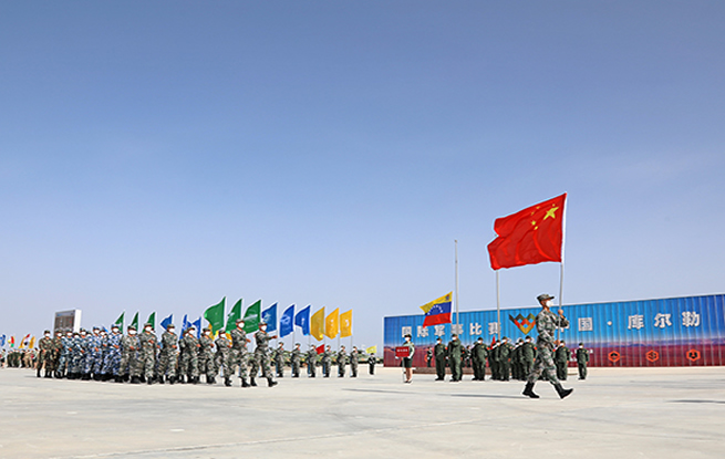  “国际军事比赛—2021”中国库尔勒赛区