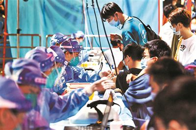 北京52万高校师生员工接种疫苗