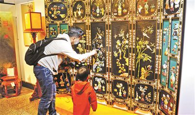 非遗“金漆镶嵌”精品展在京开幕