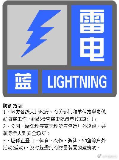 北京发布雷电蓝色预警信号阵风8、9级还有扬沙