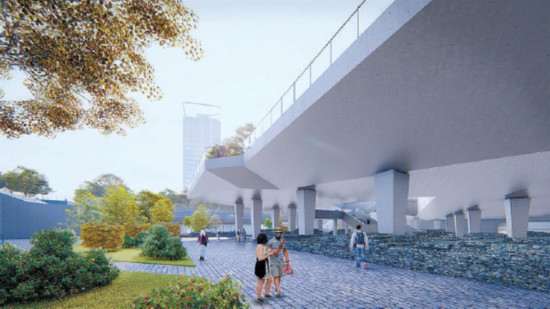 6号线通运门站将建瓮城遗址公园