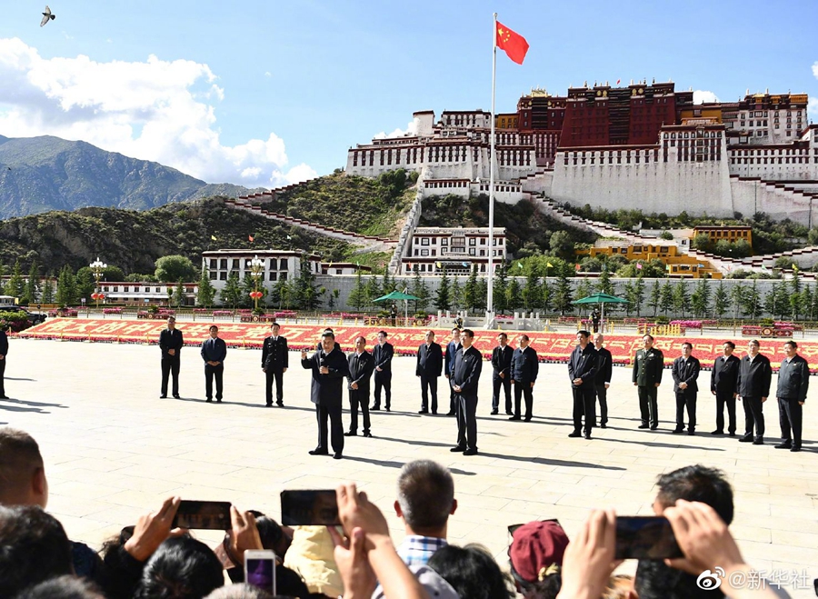  习近平在西藏拉萨考察调研