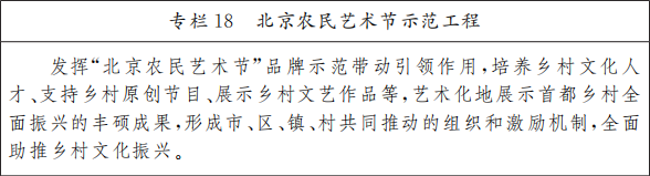 全文|《北京市“十四五”时期乡村振兴战略实施规划》