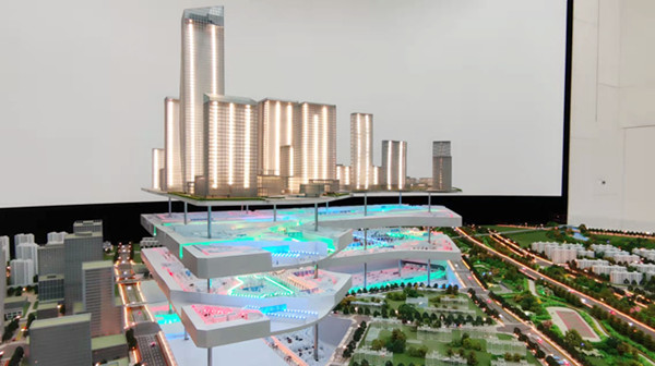 站城融合北京城市副中心站综合交通枢纽地下主体结构加紧施工