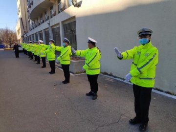 北京市公安局怀柔分局开展交通安全实战训练