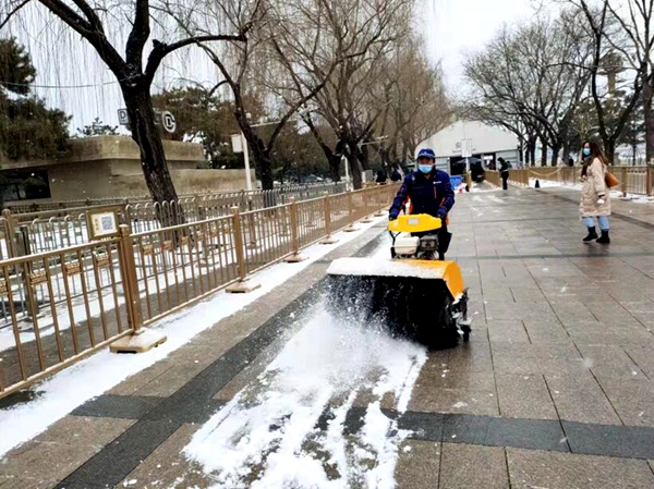 历年来最高配！北京环卫集团七大除雪“利器”保障冬奥会