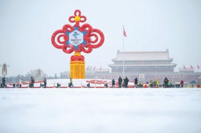 北京冬季景观布置向世界展现独特魅力