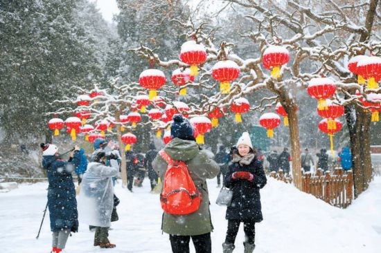 “双奥之城”喜迎初雪