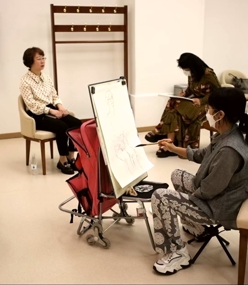 “为人民而作”大型系列写生活动走进北京市残疾人服务示范中心