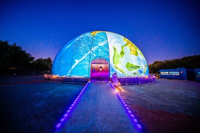 科普+夜生活！360°球幕“十一”期间“点亮”北京园博园