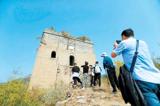 密云长城“匾额楼”启动抢险加固