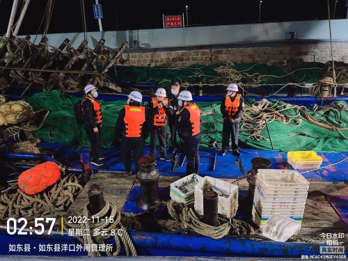 江苏南通：江苏省组织开展渔业港航联合