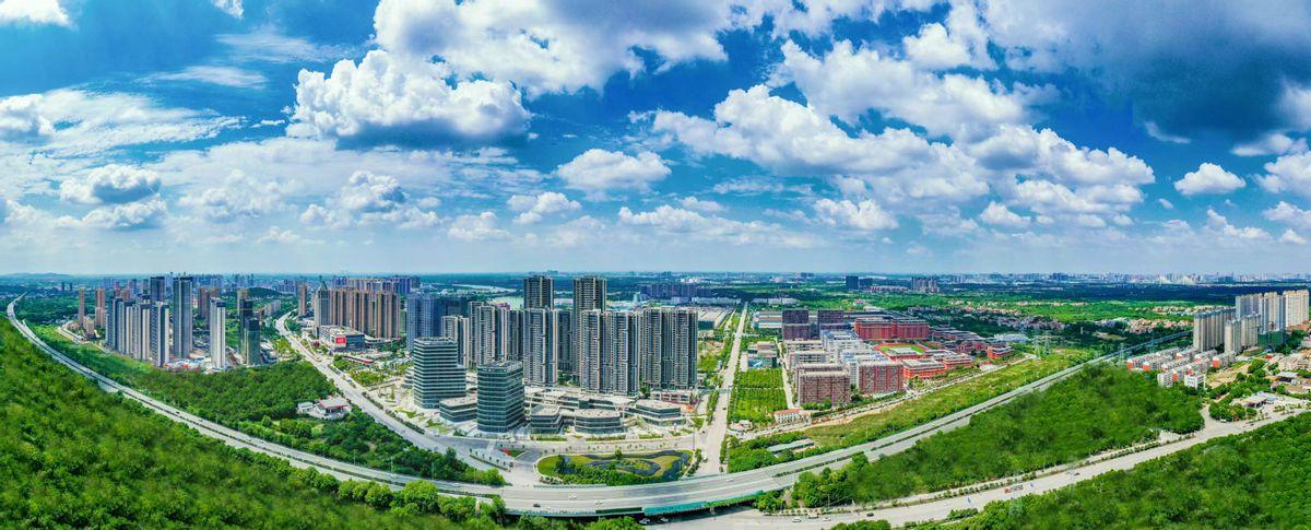 武汉市蔡甸区以绿水青山高筑“生态城”