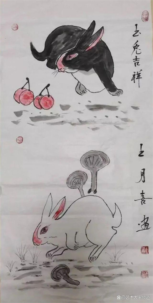 《玉兔贺岁 · 喜迎新春》官方重点推荐艺术家 王月喜