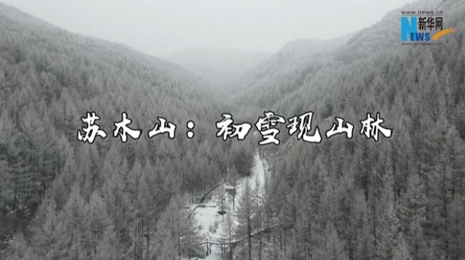【“飞阅”中国】苏木山：初雪现山林