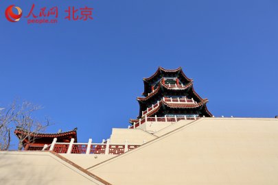 石景山功碑阁2024年1月1日试运行 市民可登高一览京城美景