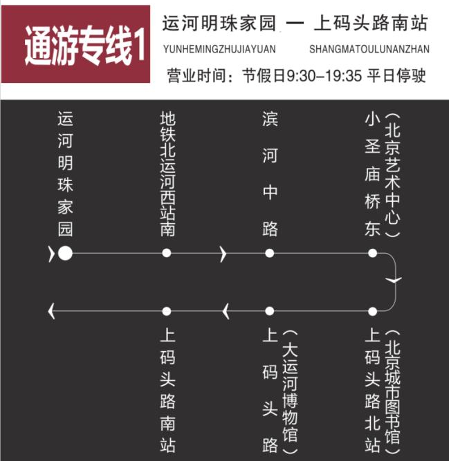 北京公交试点开通6条通游专线和1条摆渡线路