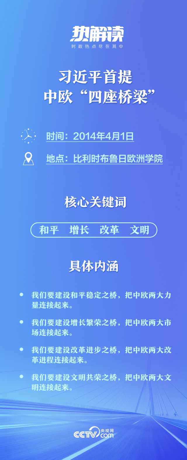  新年大国会客厅 习主席再提中欧之“桥”