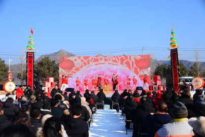 感受特色年俗年味 怀柔宝山味道“晒年节