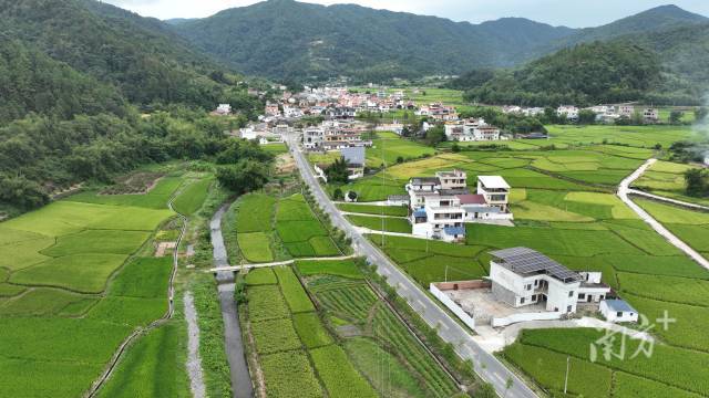 邓坊镇全面塑造“四沿”地带农房特色统一风貌。（来源：受访者供图）