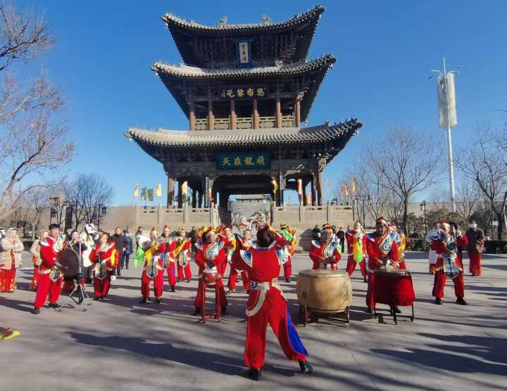 太原龙天庙（刘王祠）挂牌揭匾仪式在太原古县城南关举行